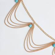 Classic Retro Turquoise Sexy Waist Belly Chain