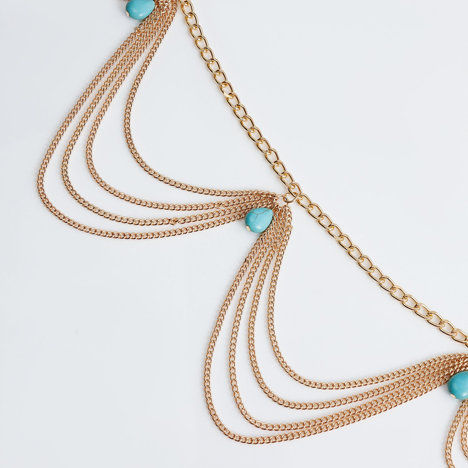 Classic Retro Turquoise Sexy Waist Belly Chain