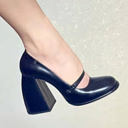 French Vintage Mary Jane Shoes