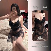 Sheer Sexy Slip Lace Dress