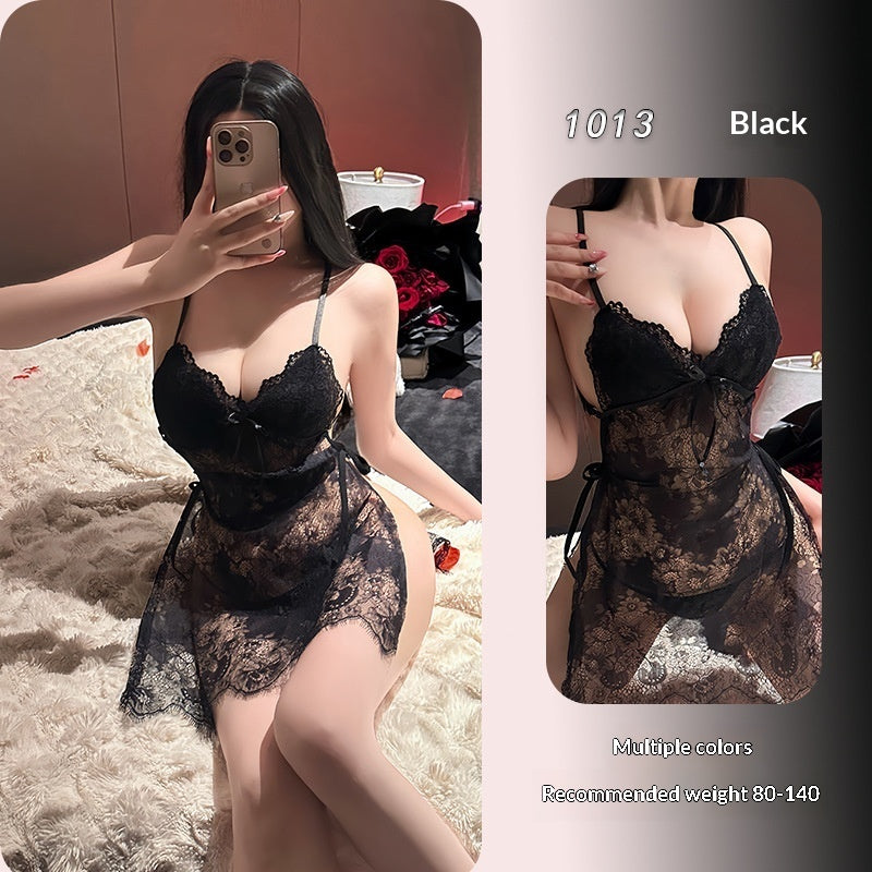 Sheer Sexy Slip Lace Dress