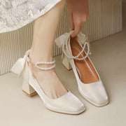 Sleek Square Toe High Heels