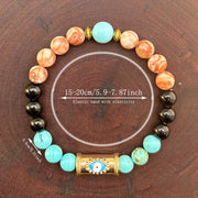 Blue Beaded Cool Evil Eye Protection Bracelet
