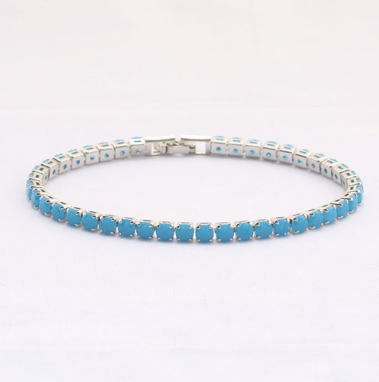 Crystal Ice Cubic Zirconia Stylish Bracelet