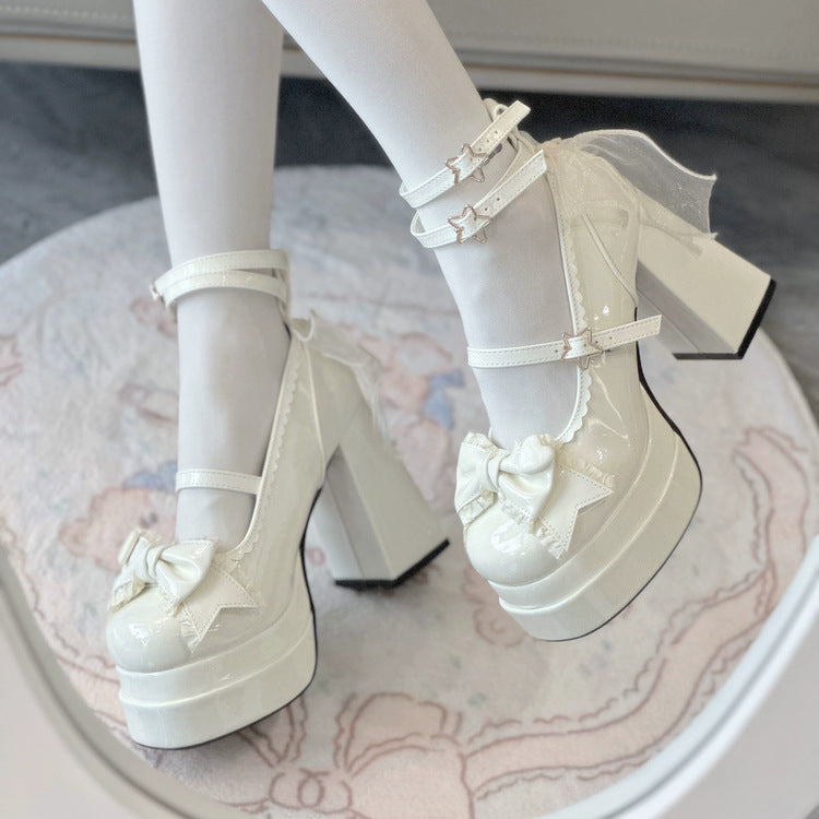 Glam Chunky Platform Heels