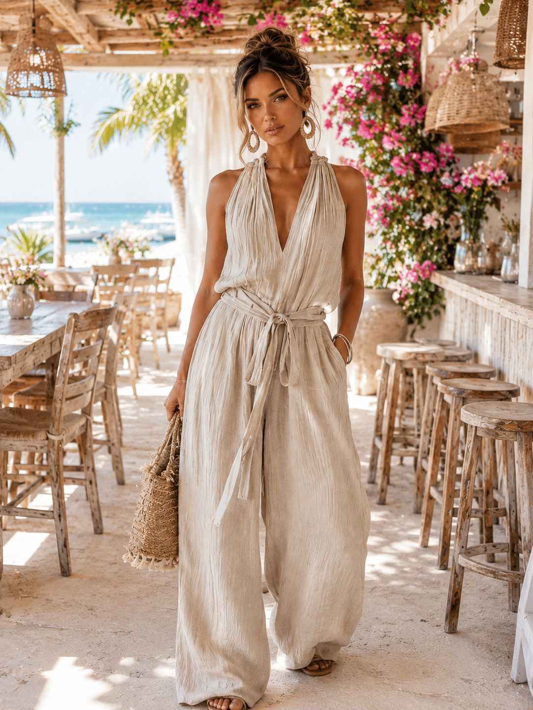 Sleeveless Cool Casual & Comfortable Jumpsuit