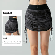 Printed Tie-dyed Mesh Little Sexy Skirt
