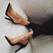Sexy Clear High Heel Sandals