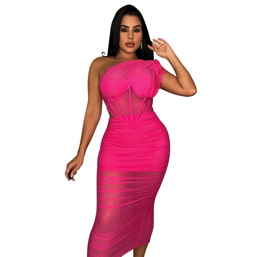Sexy Mesh Two-piece Set