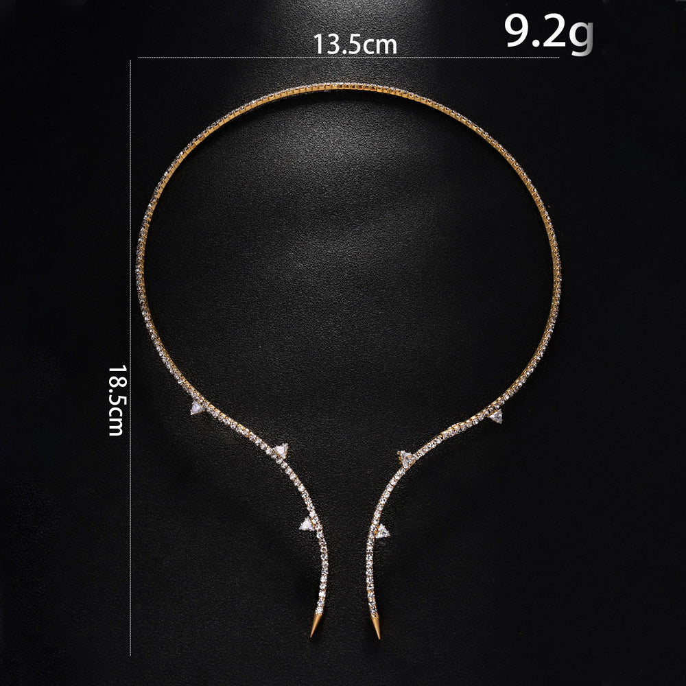 Unique Rhinestone Necklace