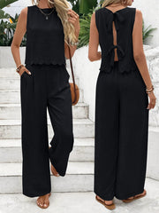 Chic Casual Two-Piece Pants Set