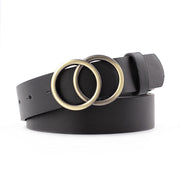 Cross-border Round Buckle Belt