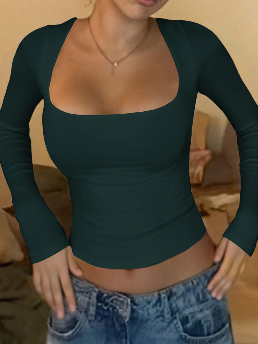 Long-sleeved Slim Vest T-shirt