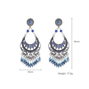 Vintage Long Tassel Unique Earrings