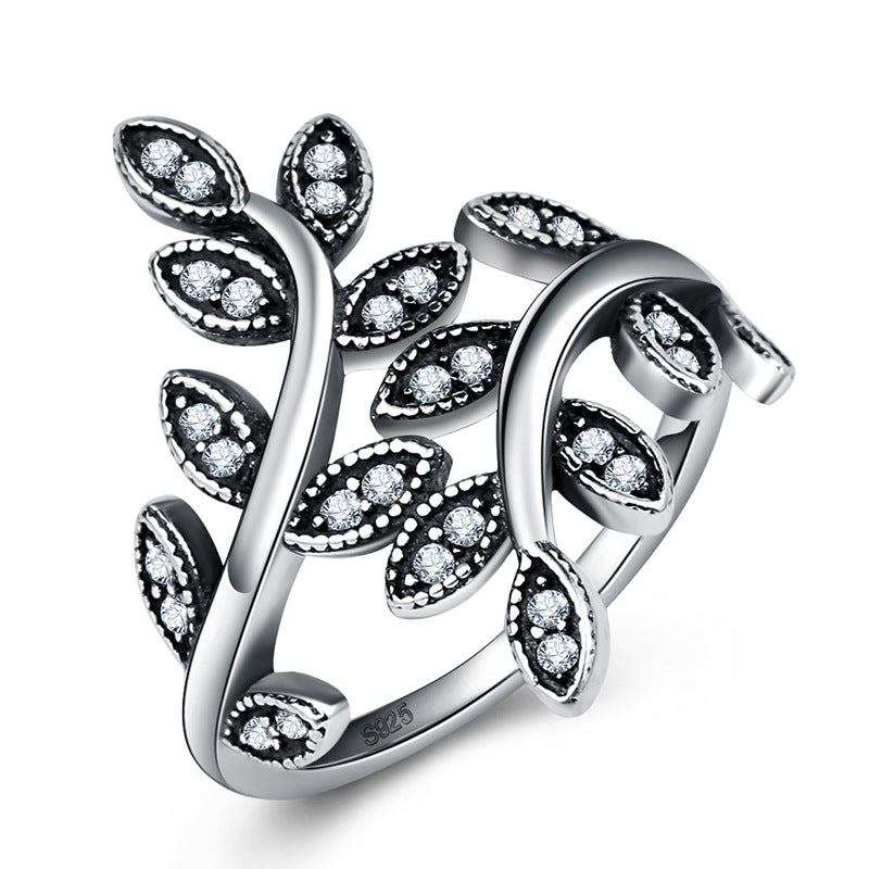 Tree of Life Black Ring