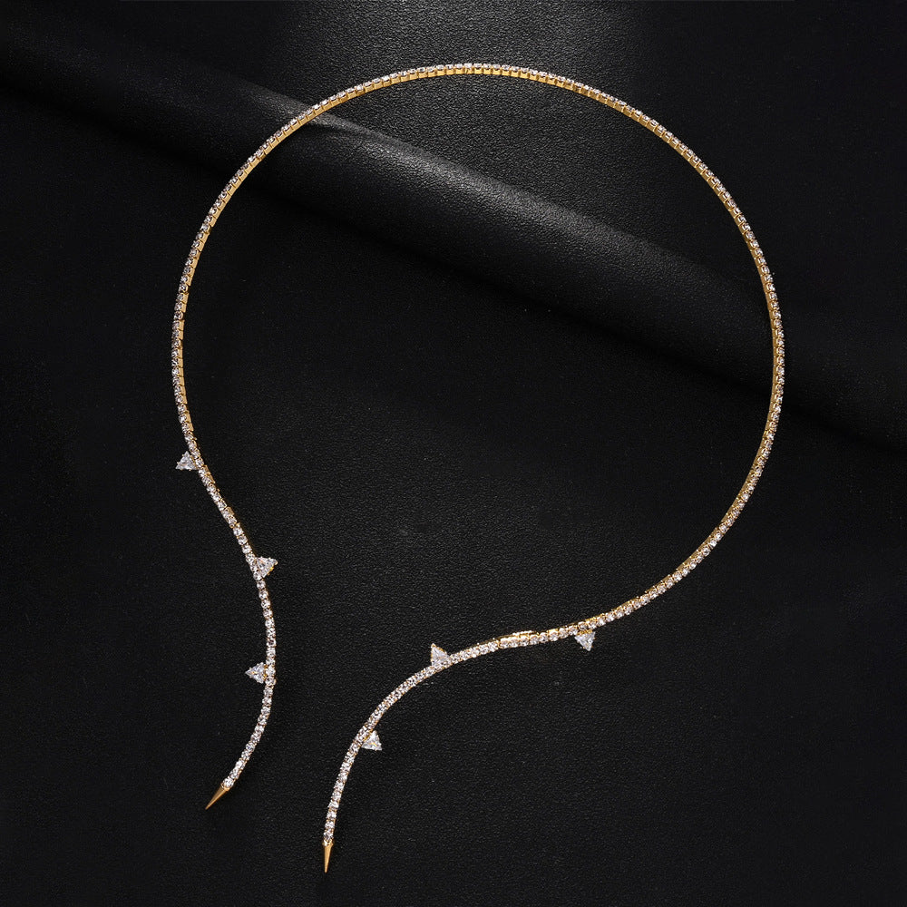 Unique Rhinestone Necklace