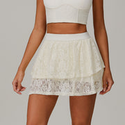 Mesh Breathable Sport Lace Skirt