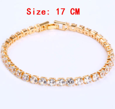 Crystal Ice Cubic Zirconia Stylish Bracelet