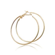 Classic Big Circle Metal Exaggerated Circle Earrings
