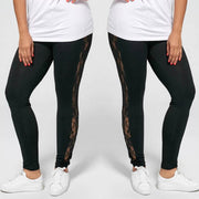 Hollow Out Lace Leggings
