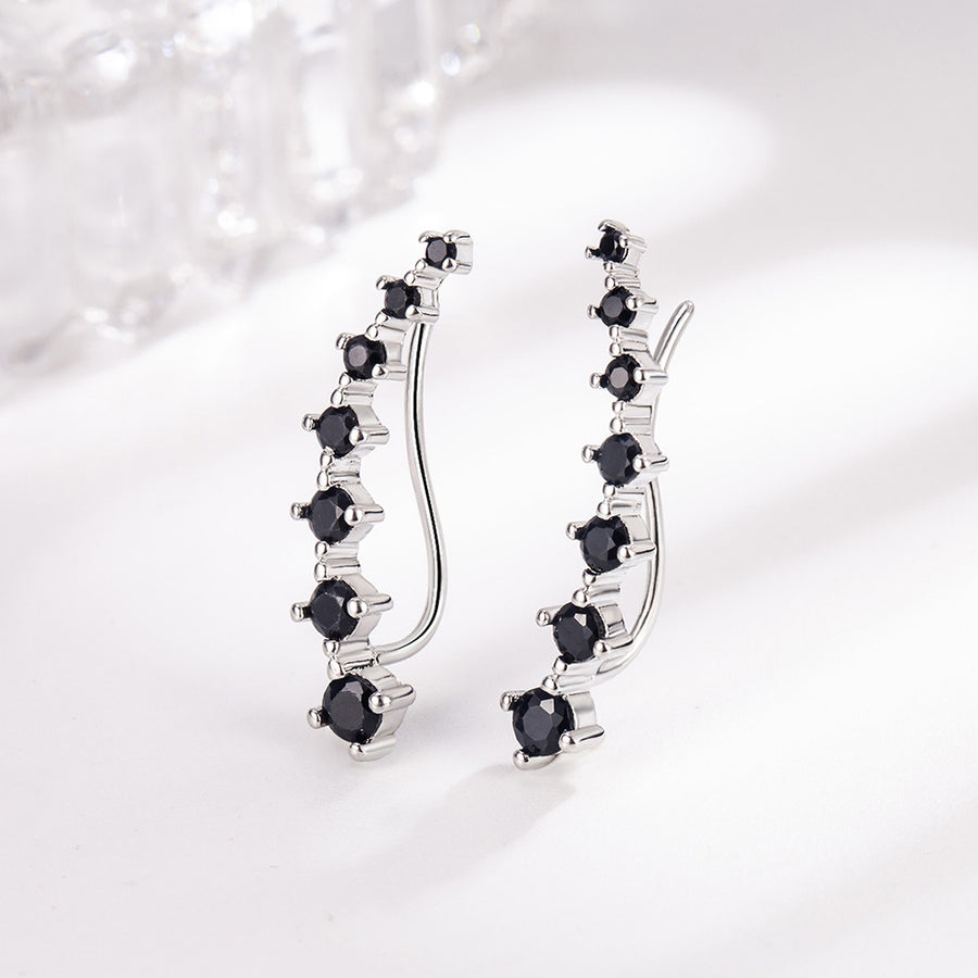 Dipper Zircon Stud Cool Earrings