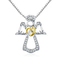 Sterling Silver Guardian Angel Special Necklace