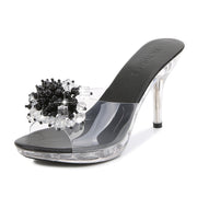 Glam Korean Style Summer High Heel Slides