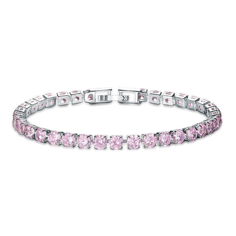 Crystal Ice Cubic Zirconia Stylish Bracelet