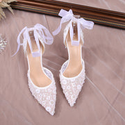 Sexy French Style Sequin Hollow Sandals