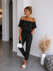 Chic Off Shoulder Jumpsuit