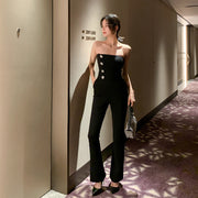 High waist elegant jumpsuit