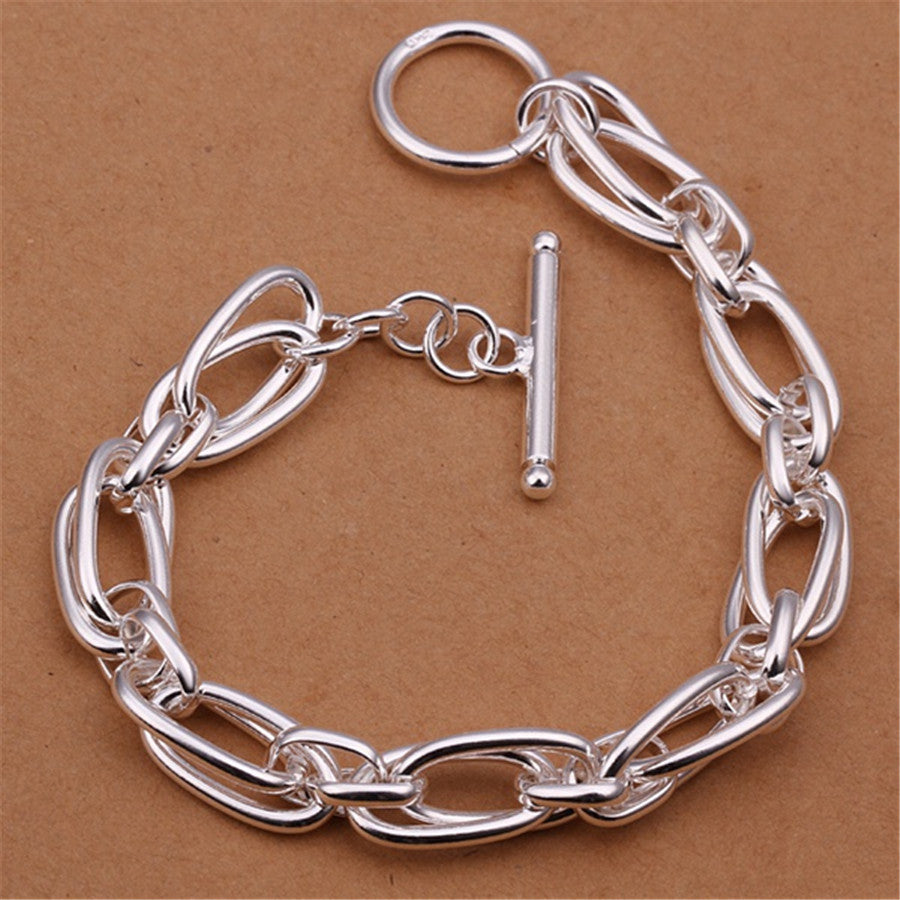 Stylish 925 Silver Plated Bracelet