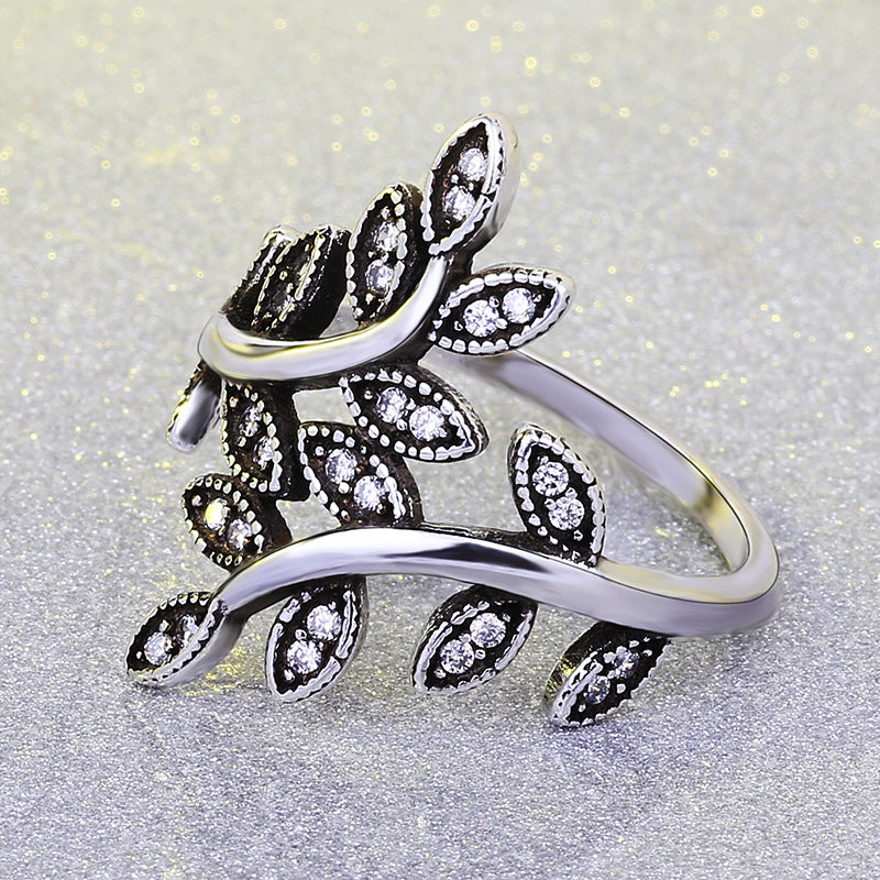 Tree of Life Black Ring
