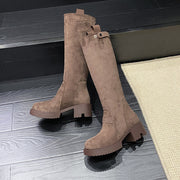 Glam Platform Chunky Heel Knee-High Boots