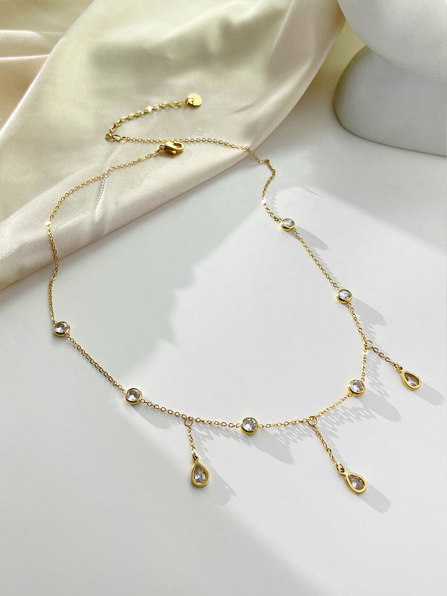 Beccarite Tassel Classic Necklace