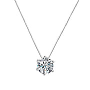 Single diamond-style necklace