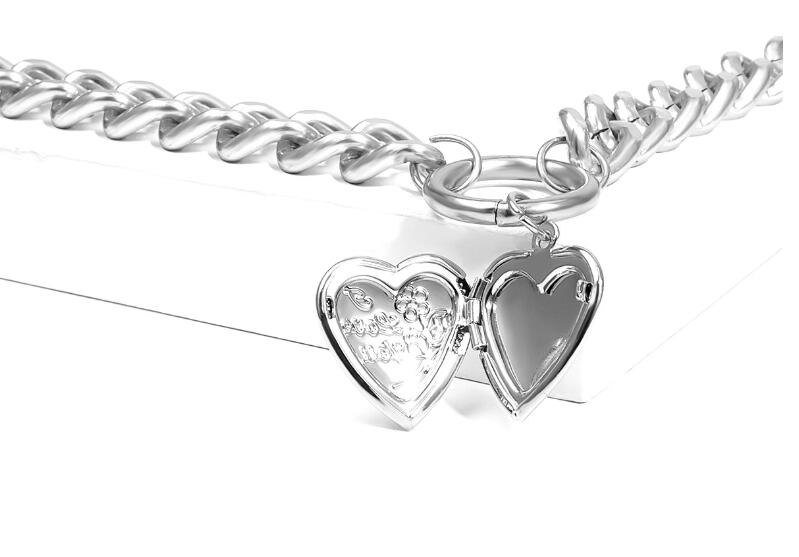 Heart Choker Double Beautiful Necklace