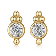 925 sterling silver-plated super-classic earrings