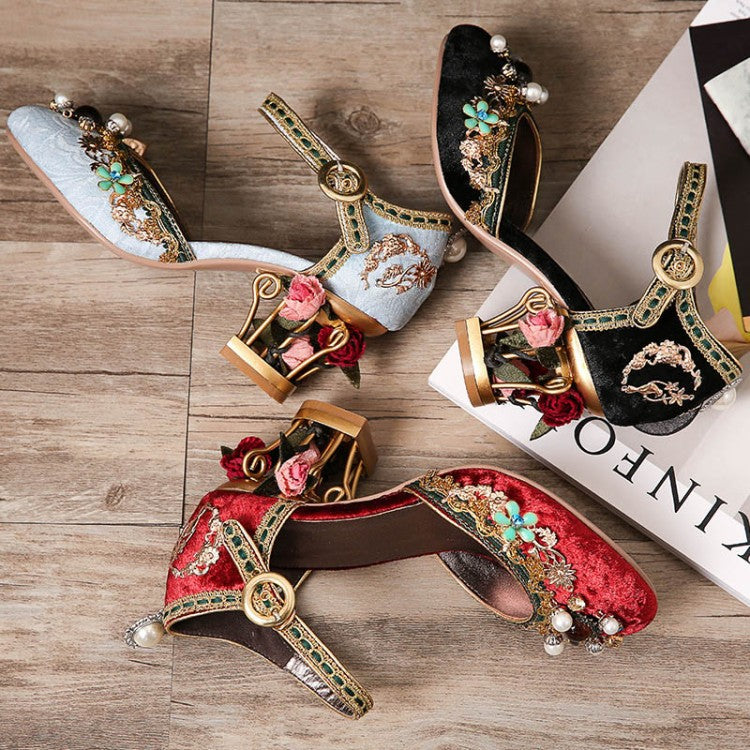 Elegant Vintage Wedding Sandals