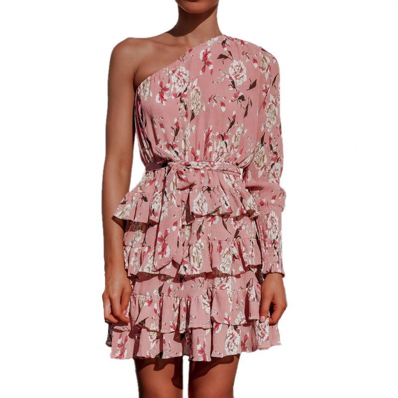 Ever So Sweet - Sexy One Shoulder Light Summer Dress