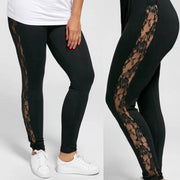 Hollow Out Lace Leggings