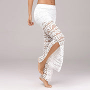 Elegant Patchwork Sheer Sexy Pants