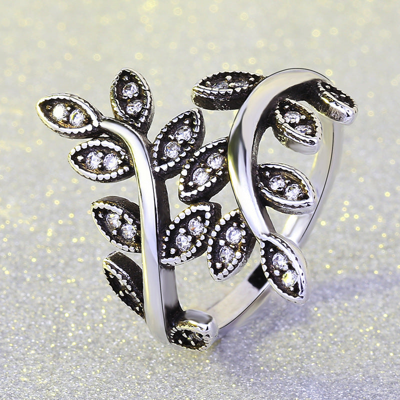 Tree of Life Black Ring