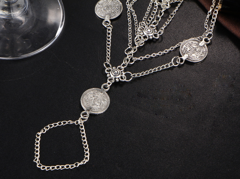 Barefoot Silver Chain Sandals Anklets