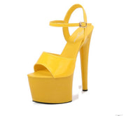 Glam Korean Style Patent Extreme Platform Heels