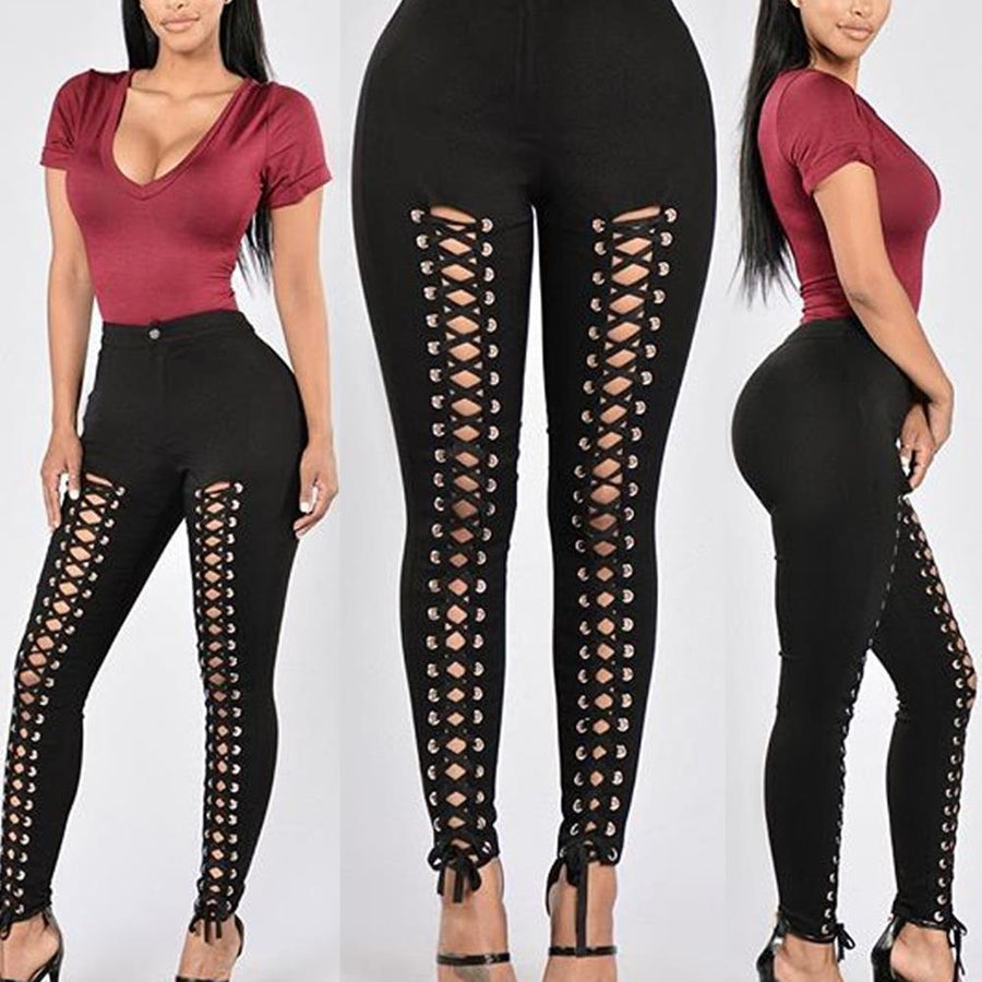 Hollow Lace Sexy Leggings