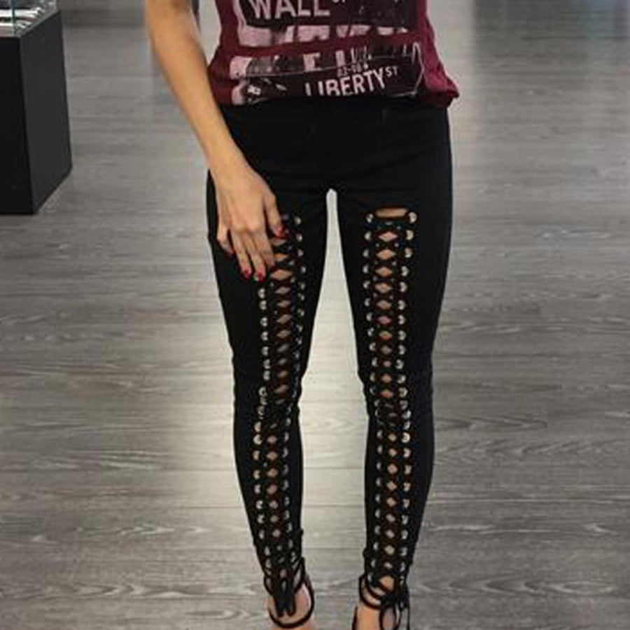 Hollow Lace Sexy Leggings