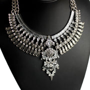 Alloy Diamond-style Crystal Necklace