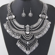 Alloy Diamond-style Crystal Necklace