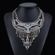 Alloy Diamond-style Crystal Necklace